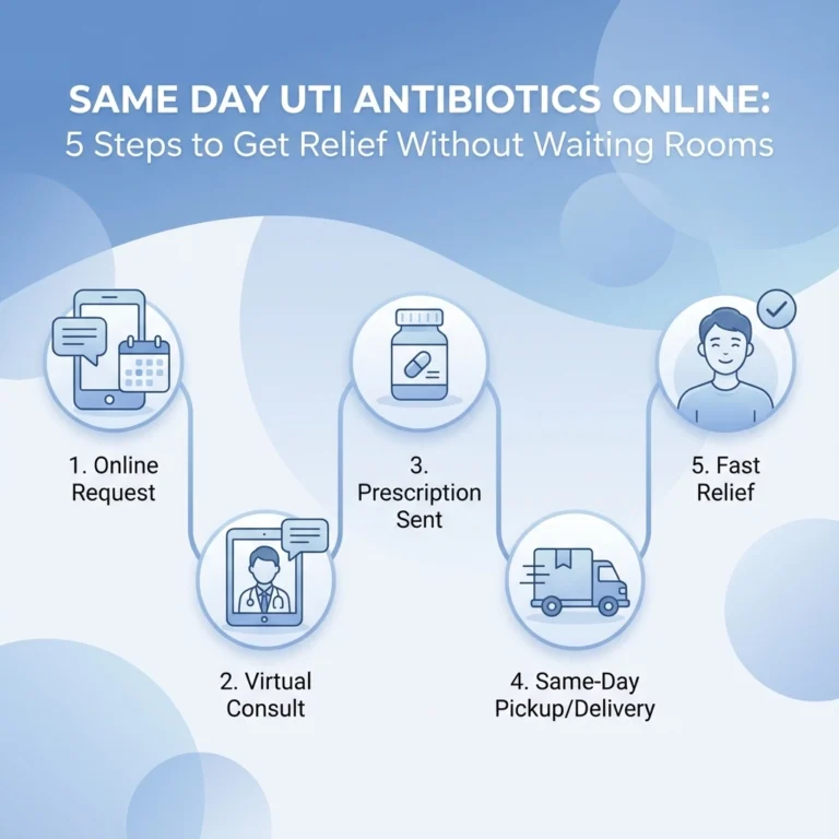 Same Day UTI Antibiotics Online: 5 Steps to Get Relief Without Waiting Rooms