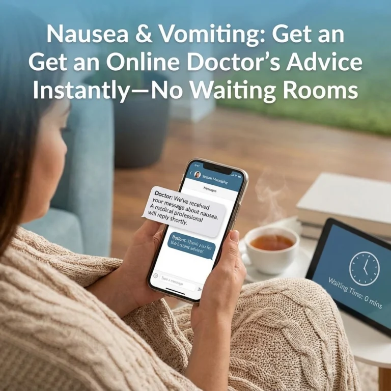 Nausea & Vomiting: Get an Online Doctor's Advice Instantly, No Waiting Rooms