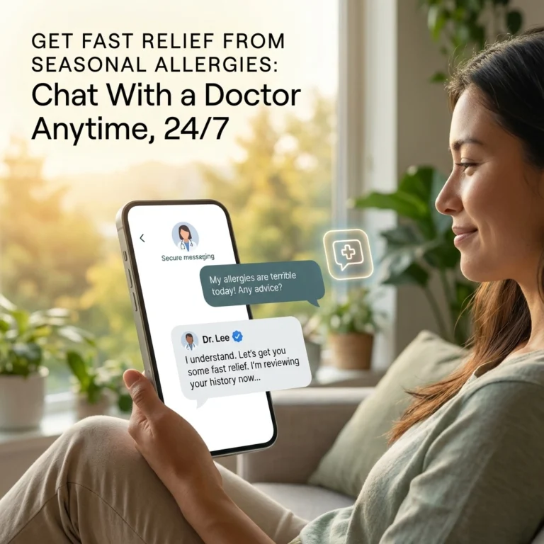 Get Fast Relief from Seasonal Allergies: Chat With a Doctor Anytime, 24/7