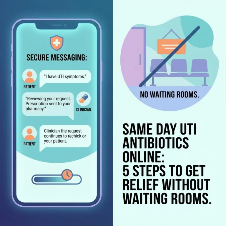 Same Day UTI Antibiotics Online: 5 Steps to Get Relief Without Waiting Rooms