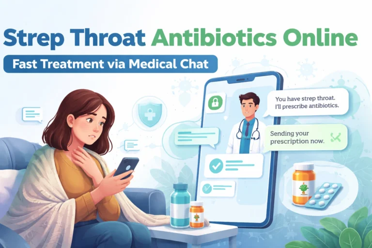 Strep Throat Antibiotics Online: Fast Treatment via Medical Chat