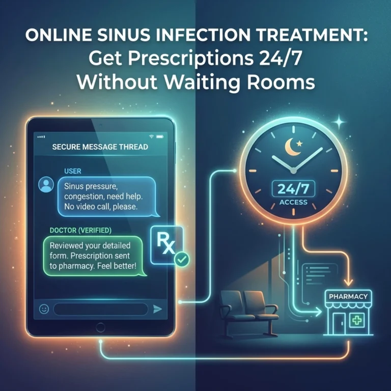 Online Sinus Infection Treatment: Get Prescriptions 24/7 Without Waiting Rooms