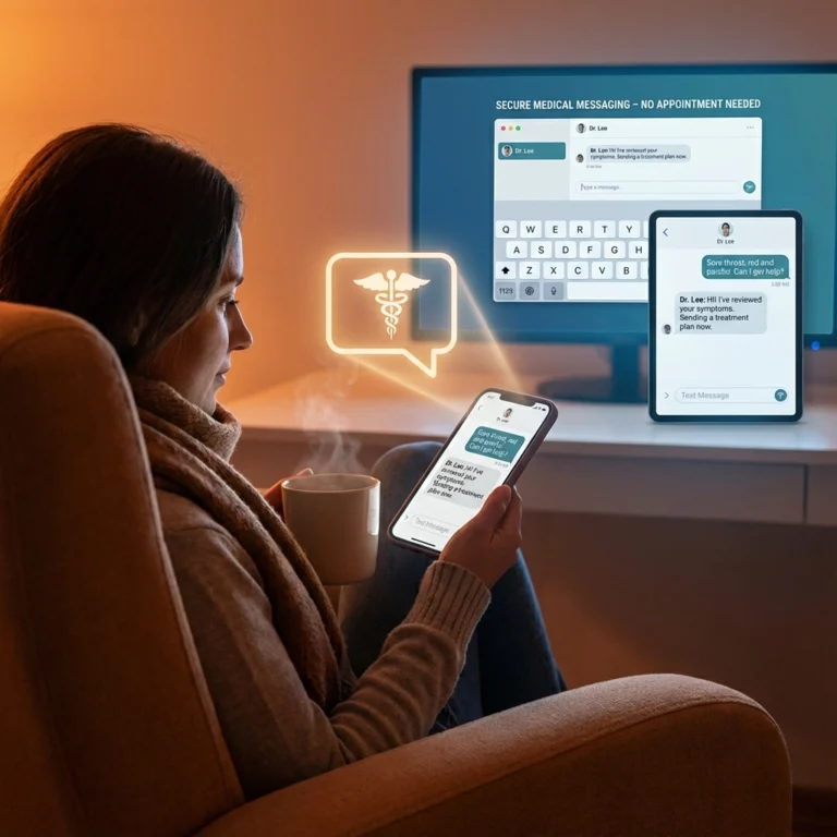 Sore Throat Solutions: Get Diagnosed & Treated via Text: No Appointment Needed