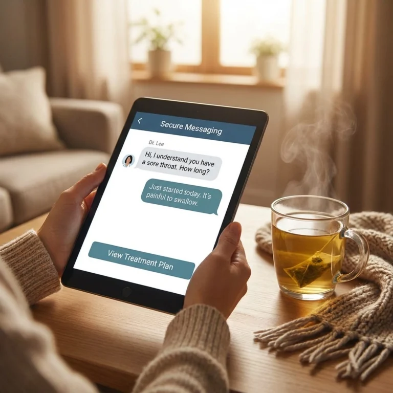 Online Sore Throat Treatment in Minutes: Chat With a Doctor for Fast Relief