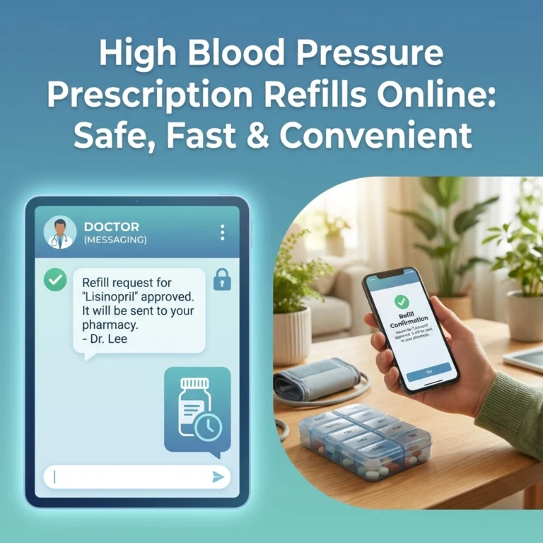 High Blood Pressure Prescription Refills Online: Safe, Fast & Convenient