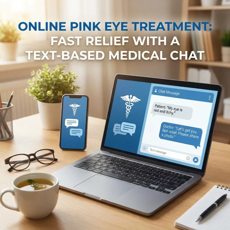 Online Pink Eye Treatment: Fast Relief With a Text-Based Medical Chat