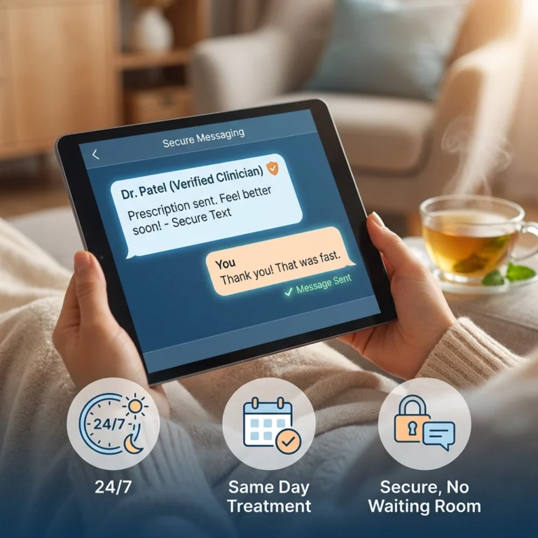 Order UTI Antibiotics Online: Same Day Treatment, 24/7 Care, No Waiting Room