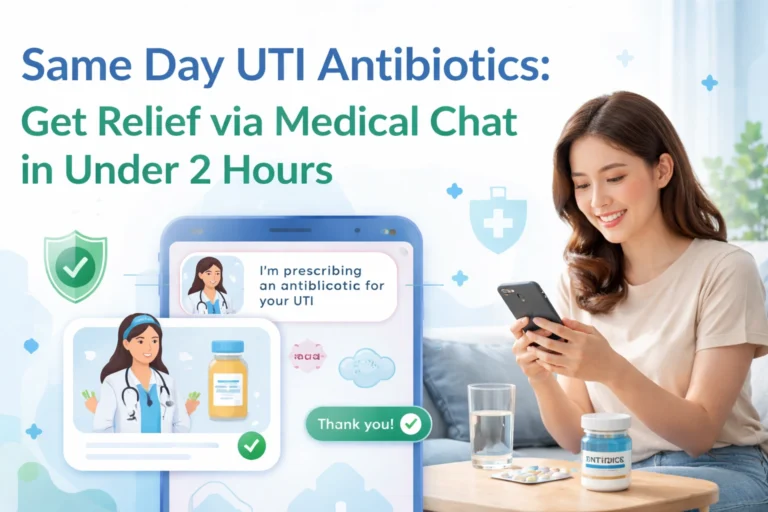 Same Day UTI Antibiotics: Get Relief via Medical Chat in Under 2 Hours