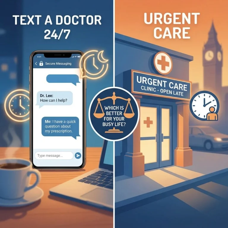 Chat With a Doctor 24/7 vs. Urgent Care: Which Is Better For Your Busy Life?