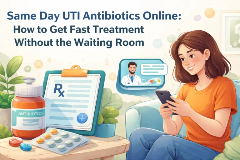 Same Day UTI Antibiotics Online: How to Get Fast Treatment Without the Waiting Room