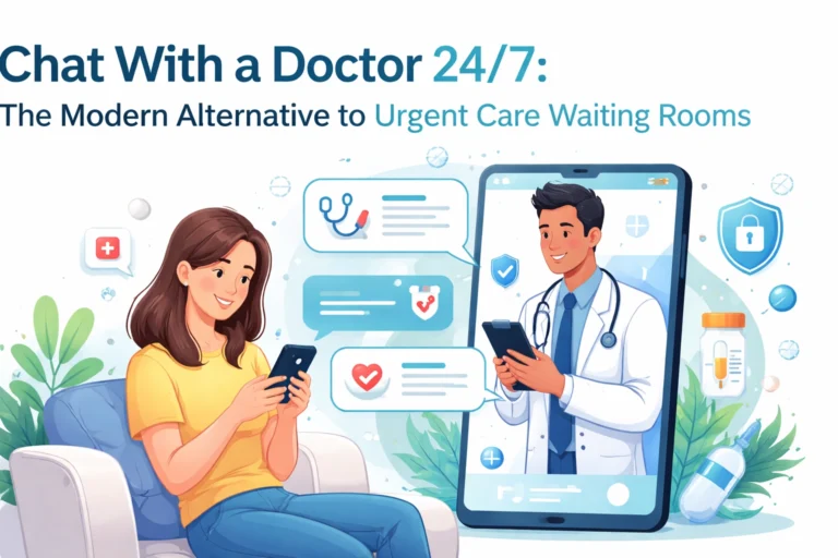 Chat With a Doctor 24/7: The Modern Alternative to Urgent Care Waiting Rooms