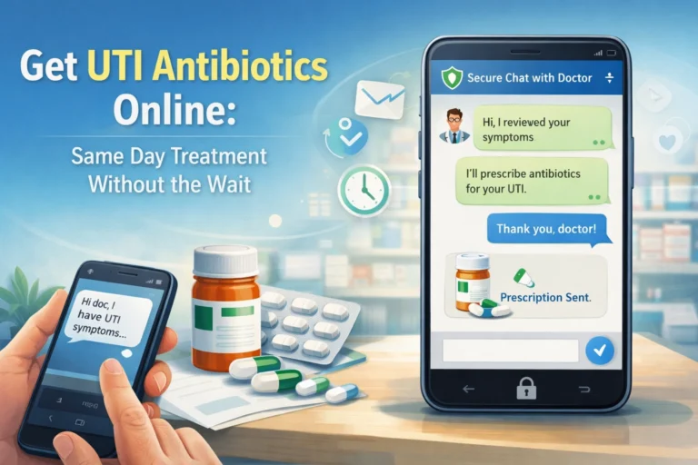 Get UTI Antibiotics Online: Same Day Treatment Without the Wait
