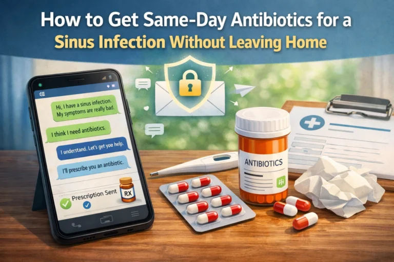 How to Get Same-Day Antibiotics for a Sinus Infection Without Leaving Home