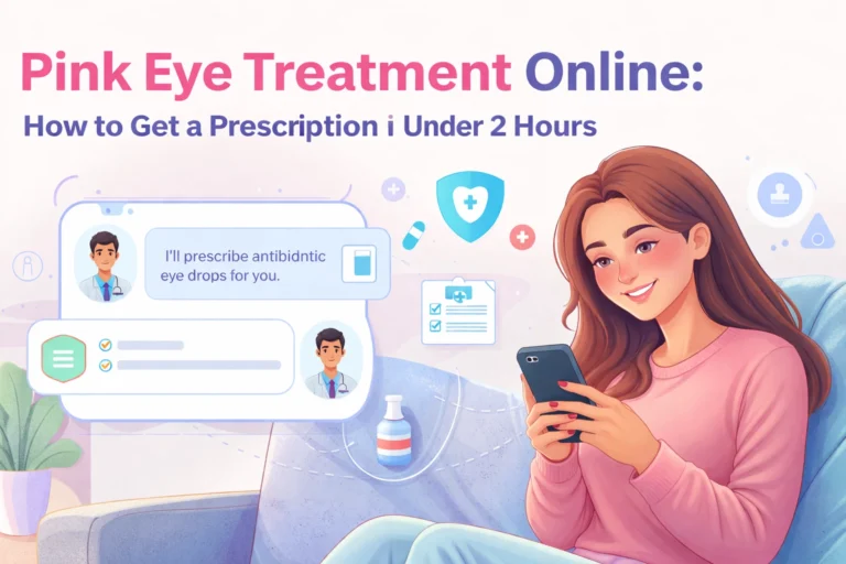 Pink Eye Treatment Online: How to Get a Prescription in Under 2 Hours