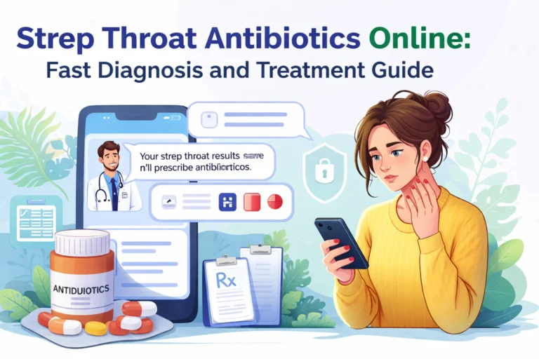Strep Throat Antibiotics Online: Fast Diagnosis and Treatment Guide