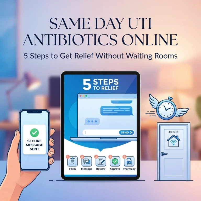 Same Day UTI Antibiotics Online: 5 Steps to Get Relief Without Waiting Rooms
