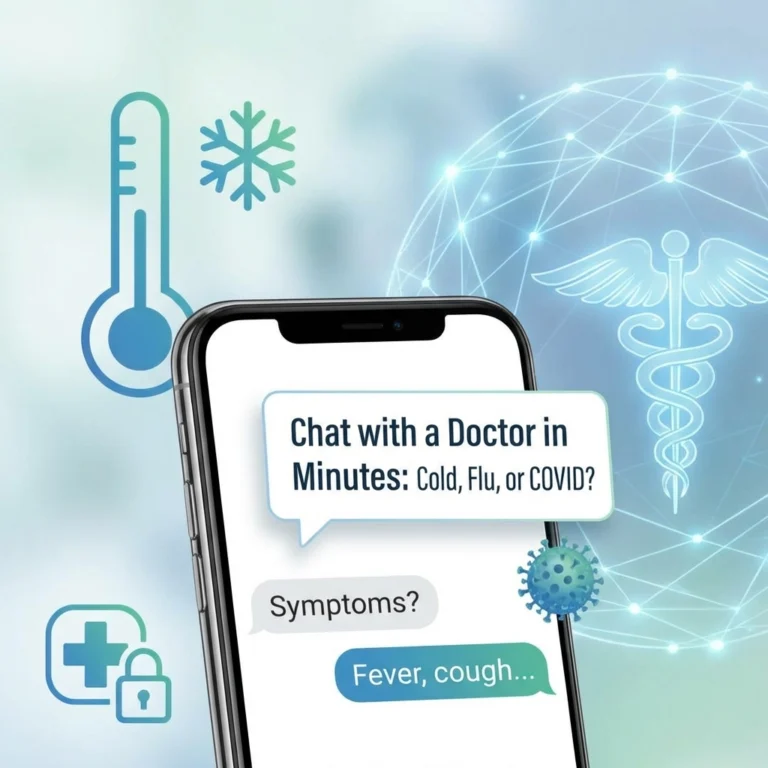 Cold, Flu, or COVID? Get Answers and Treatment in Minutes With Chat-Based Telehealth