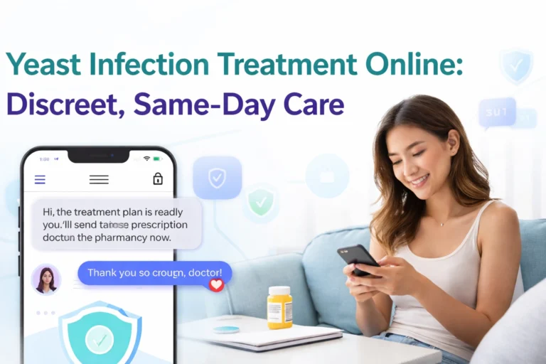 Yeast Infection Treatment Online: Discreet, Same-Day Care