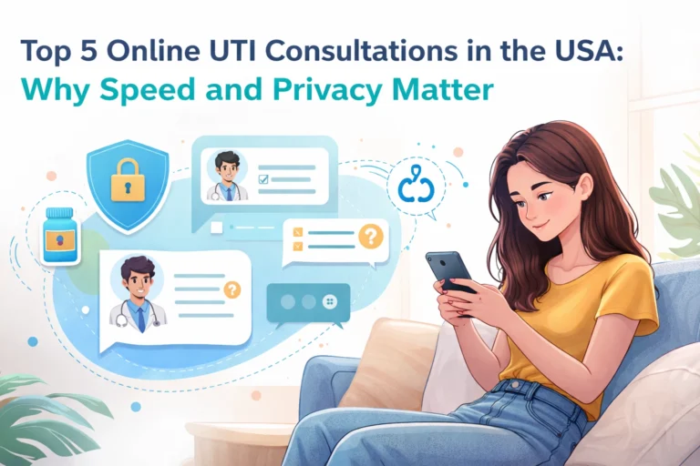 Top 5 Online UTI Consultations in the USA: Why Speed and Privacy Matter