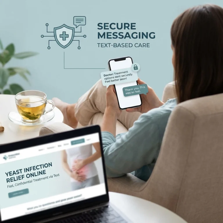 Yeast Infection Relief Online: Secure, Fast Treatment With Text-Based Telehealth