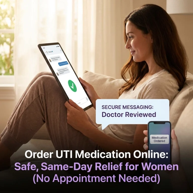 Order UTI Medication Online: Safe, Same-Day Relief for Women (No Appointment Needed)