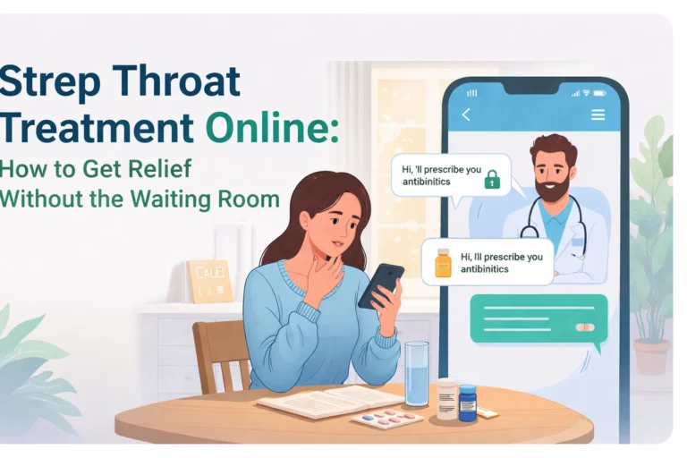 Strep Throat Treatment Online: How to Get Relief Without the Waiting Room