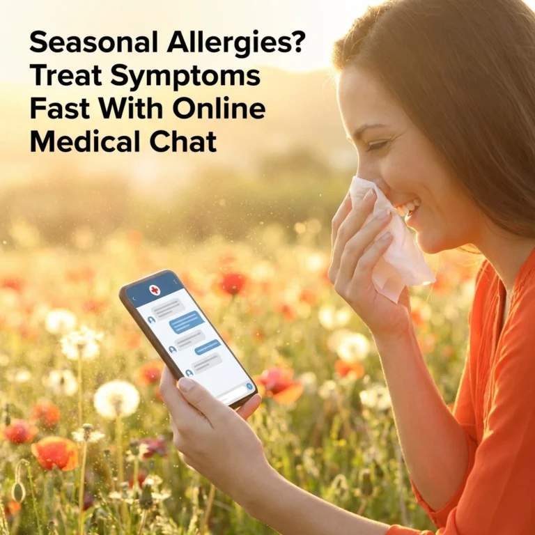 Seasonal Allergies? Treat Symptoms Fast With Online Medical Chat