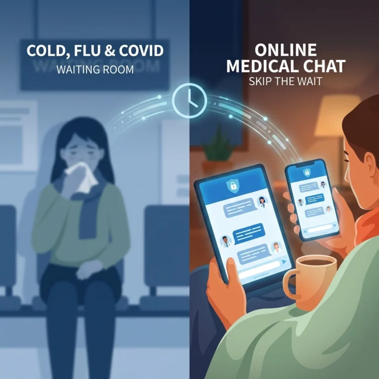 Cold, Flu & COVID: Skip the Waiting Room With Online Medical Chat