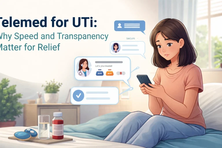 Telemed for UTI: Why Speed and Transparency Matter for Relief