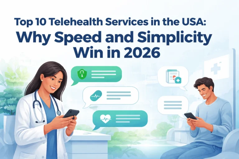 Top 10 Telehealth Services in the USA: Why Speed and Simplicity Win in 2026