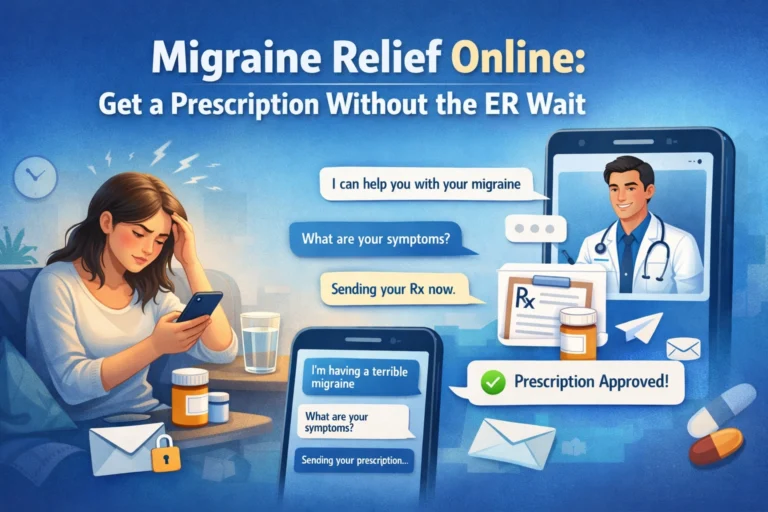 Migraine Relief Online: Get a Prescription Without the ER Wait