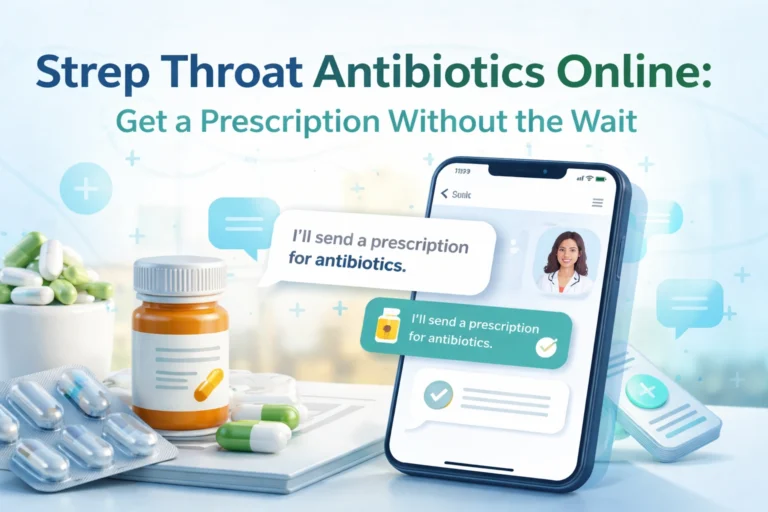 Strep Throat Antibiotics Online: Get a Prescription Without the Wait