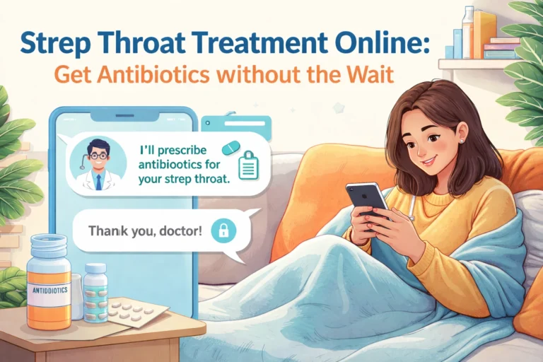 Strep Throat Treatment Online: Get Antibiotics Without the Wait