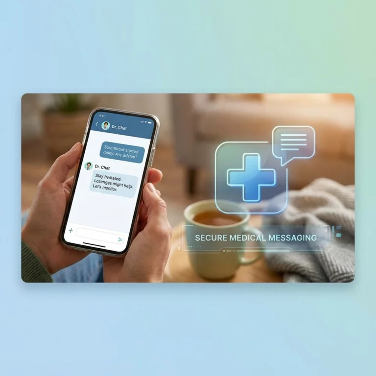 Online Medical Chat for Sore Throat: Fast Relief Without The Doctor's Office