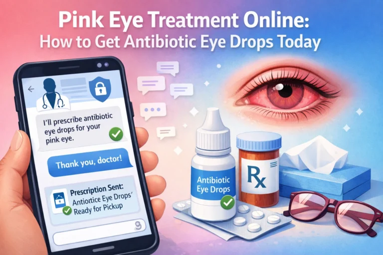 Pink Eye Treatment Online: How to Get Antibiotic Eye Drops Today