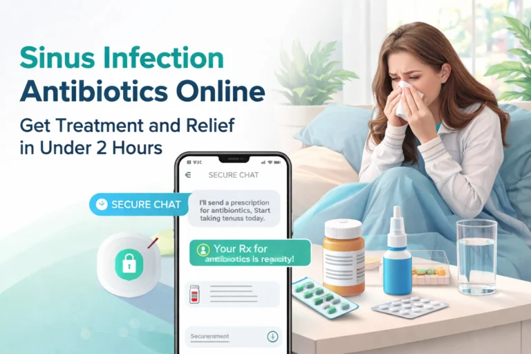 Sinus Infection Antibiotics Online: Get Treatment and Relief in Under 2 Hours