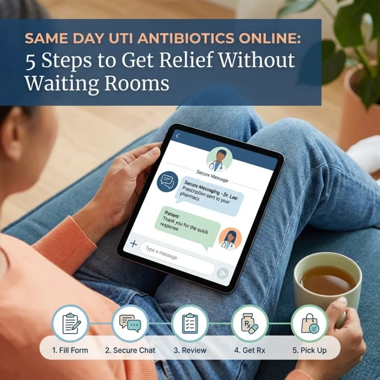 Same Day UTI Antibiotics Online: 5 Steps to Get Relief Without Waiting Rooms