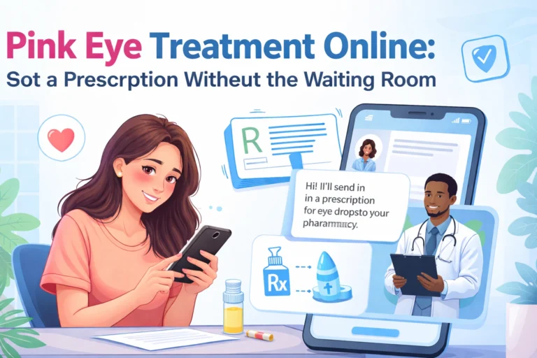 Pink Eye Treatment Online: Get a Prescription Without the Waiting Room