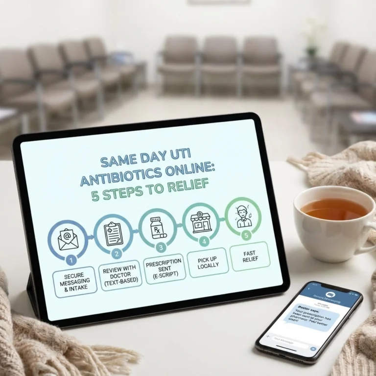 Same Day UTI Antibiotics Online: 5 Steps to Get Relief Without Waiting Rooms
