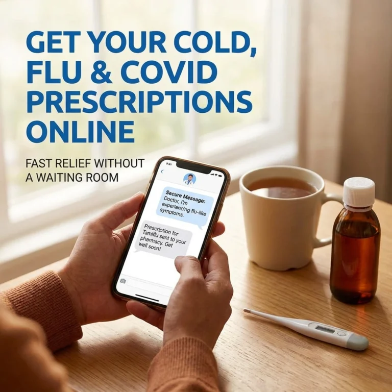 Get Your Cold, Flu & COVID Prescriptions Online: Fast Relief Without a Waiting Room
