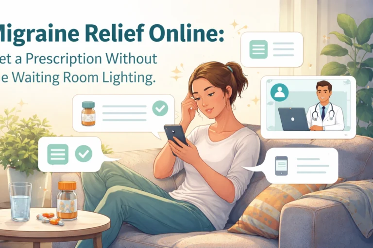 Migraine Relief Online: Get a Prescription Without the Waiting Room Lighting