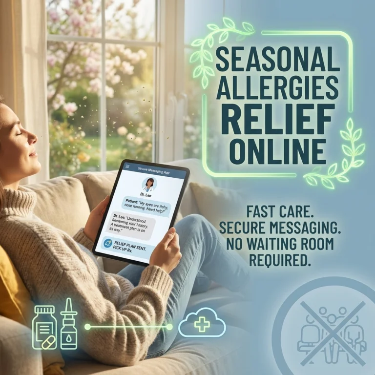 Seasonal Allergies Relief Online: Fast Care, No Waiting Room Required