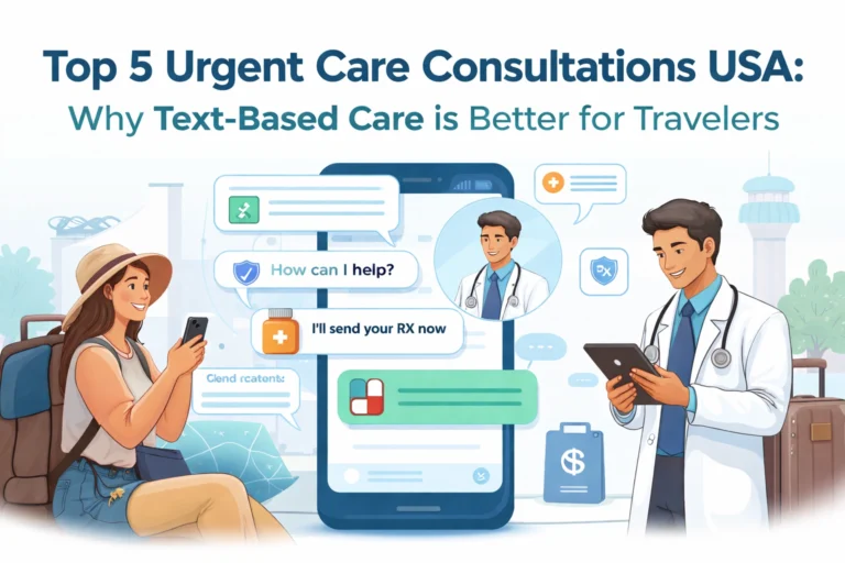 Top 5 Urgent Care Consultations USA: Why Text-Based Care is Better for Travelers