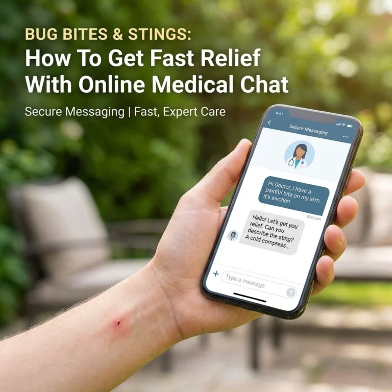 Bug Bites & Stings: How To Get Fast Relief With Online Medical Chat