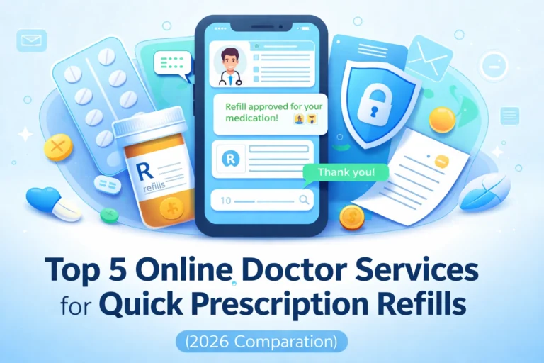 Top 5 Online Doctor Services for Quick Prescription Refills (2026 Comparison)