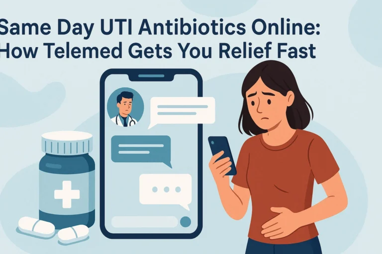 Same Day UTI Antibiotics Online: How Telemed Gets You Relief Fast