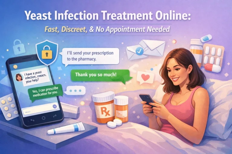 Yeast Infection Treatment Online: Fast, Discreet, & No Appointment Needed