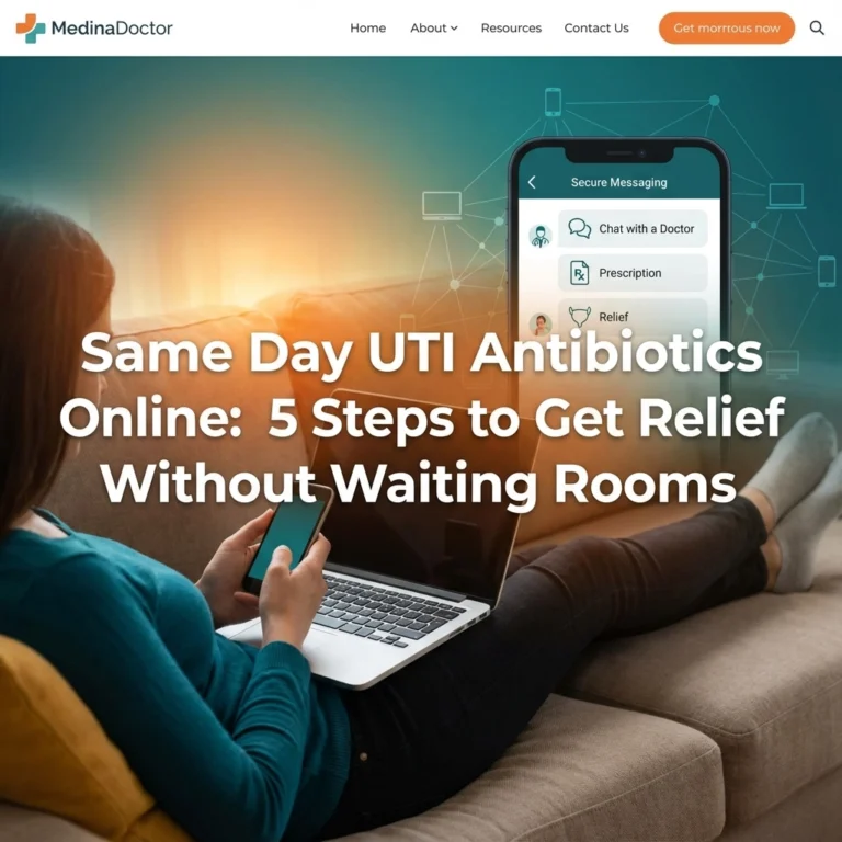 Same Day UTI Antibiotics Online: 5 Steps to Get Relief Without Waiting Rooms