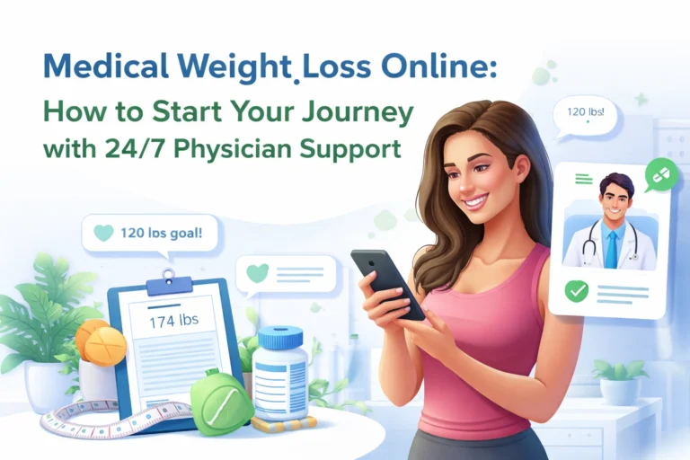 Medical Weight Loss Online: How to Start Your Journey with 24/7 Physician Support