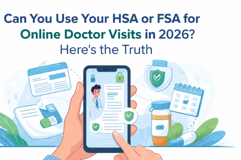 Can You Use Your HSA or FSA for Online Doctor Visits in 2026? Here's the Truth